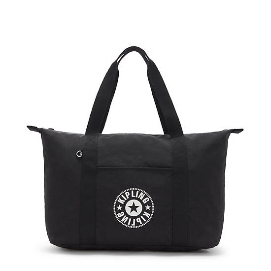 Kipling Art Medium Lite Classic Tote Bags Black Lite | CA 1768BE